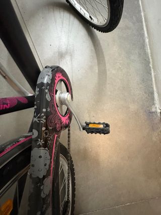 Bicicleta infantil grande con cesta