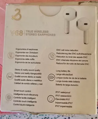 Cuffie Y68 True Wireless Stereo