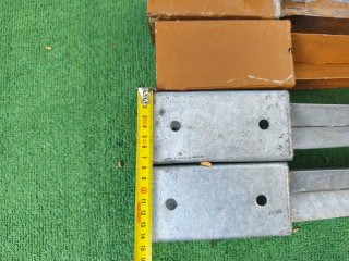 Lote accesorios para vallas y pérgolas