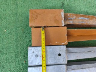 Lote accesorios para vallas y pérgolas