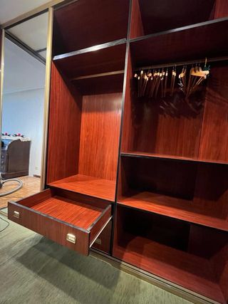 Mueble - Vestidor Mueble modular color caoba