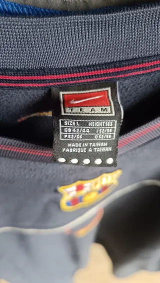 Sudadera Nike FC Barcelona Azul Hombre