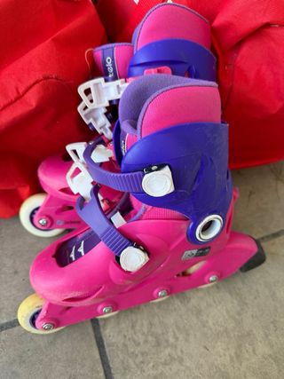 Patines rosas para iniciación
