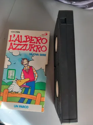 VHS L'albero Azzurro - Un parco Videocassetta rai