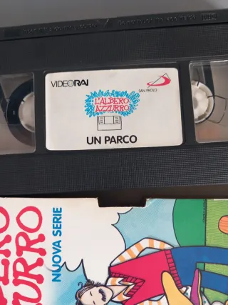 VHS L'albero Azzurro - Un parco Videocassetta rai