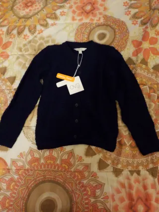 Cardigan OVS blu 5/6 anni