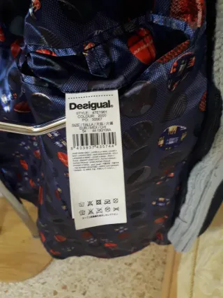 Americana Desigual Negra Multicolor