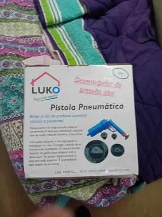 Pistola Desatascadora Neumática Luko