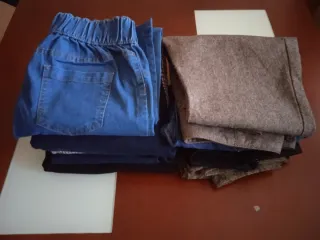 Lote ropa . 10 Pantalones Talla S