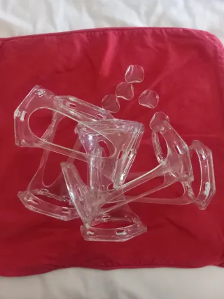 Botellero desmontable transparente