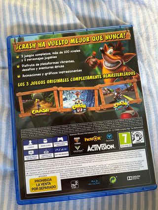 Crash Bandicoot N. Sane Trilogy PS4