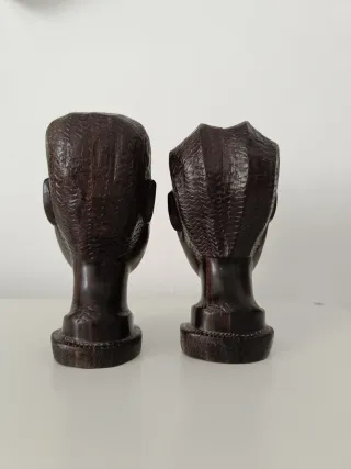 Pareja Busto Ébano Guinea