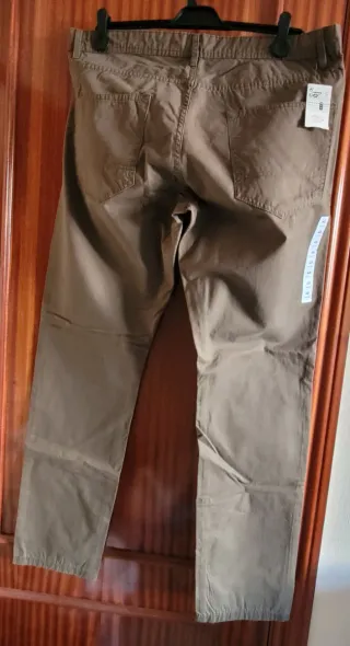 Pantalón Chino Marrón Tex Talla 48