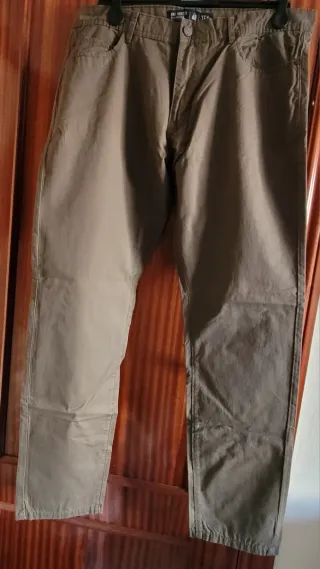 Pantalón Chino Marrón Tex Talla 48