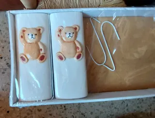 Lote 2 humidificadores cerámica para radiador Osos