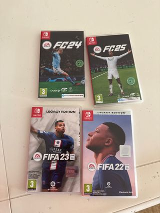 Lote 4 Giochi Nintendo Switch FIFA e FC