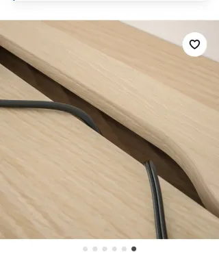 Escritorio de madera y metal