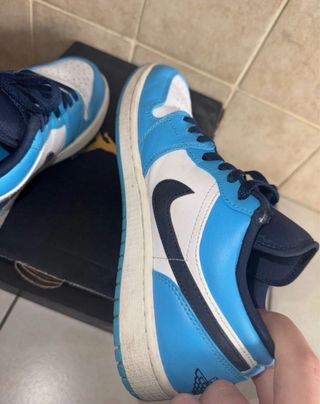 Scarpe Jordan Uomo/Donna Blu e Bianche