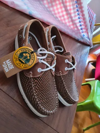 2 Zapatos uno es Panamá Jack Marrón Talla 36