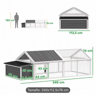 Corral para gallinas o mascotas pequeñas