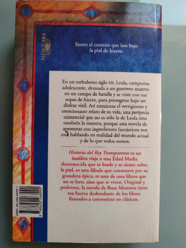 Historia del Rey Transparente, Rosa Montero