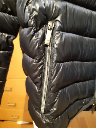 Chaqueta de plumas azul/negro