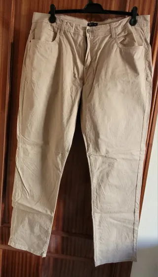 Pantalón Chino Beige Tex Talla 48 (W38)