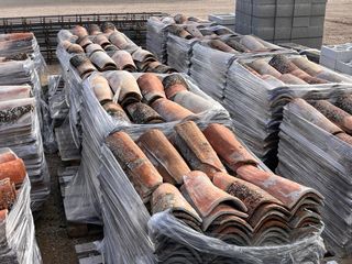 Teja curva “vieja” por palets (200 unidades)