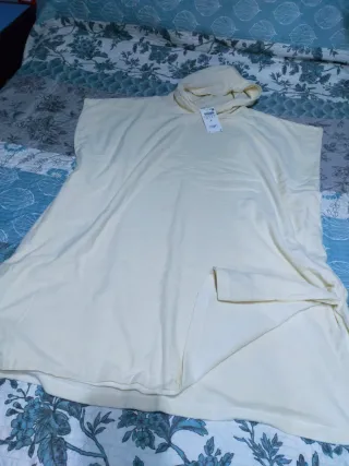 Poncho Zara Home Beige Talla Única