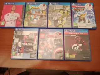 PS4 Juegos: FIFA 20, FIFA 21, Gran Turismo Sport