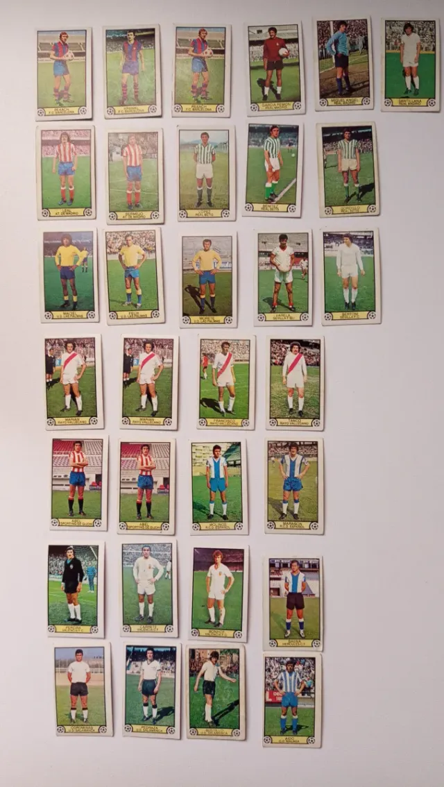 Colección cromos fútbol varios jugadores