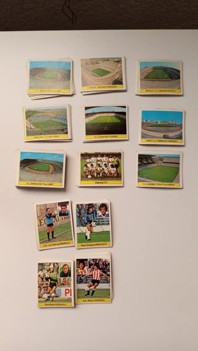 Colección cromos fútbol varios jugadores