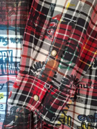 Camisa roja Desigual talla L