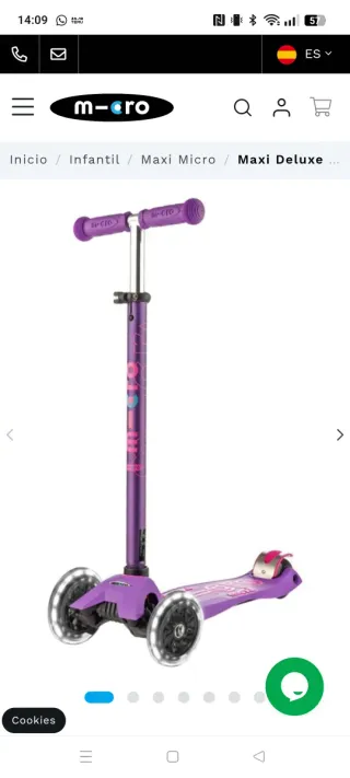 Patinete Maxi Micro Morado