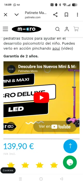 Patinete Maxi Micro Morado