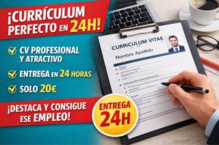 CV profesional – Mejora tu currículum en 24h