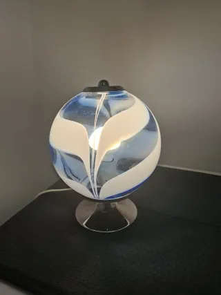 Lampada vintage vetro e metallo