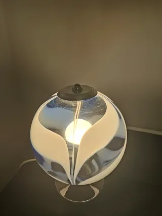 Lampada vintage vetro e metallo