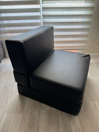 Puf convertible en cama