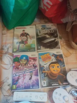 Consola Wii y  7 juegos