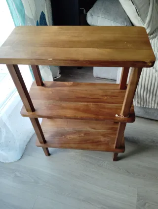 ESTANTERÍA DE MADERA DE ACACIA