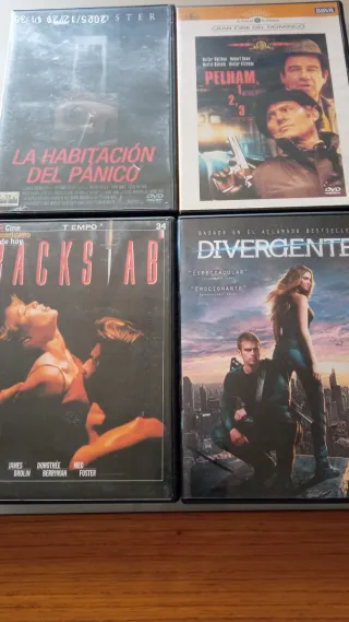 Lote 4 Películas DVD Acción/Ciencia Ficción