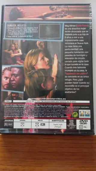 Lote 4 Películas DVD Acción/Ciencia Ficción
