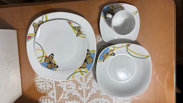 Vajilla (1 servicio-12 piezas)