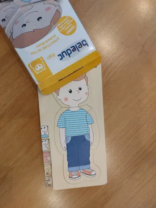 Puzzle Beleduc Cuerpo Humano Madera