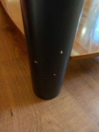 Mesa de centro cristal y madera