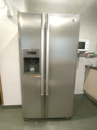 Nevera Americana LG - Side by Side - Gris