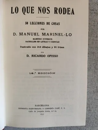 Lo que nos rodea - 50 lecciones de cosas