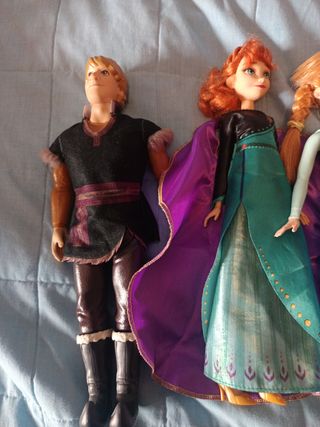 Muñecos Frozen Kristoff Anna Elsa