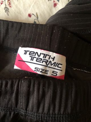 Pantalón térmico Tenth negro para niño